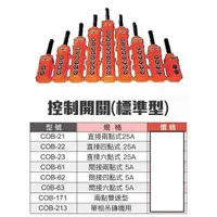 在飛比找蝦皮購物優惠-WIN 五金 COB-6系列 吊車押扣開關 貨車升降尾門上下