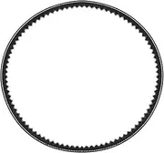 754-04050 Replaces 954-04050a 754-04050 954-04050 Auger Drive Belt (1/2" x 35") for MTD Craftsman Cub Cadet Troy-Bilt 123R 280EX 179E 2-Stage Snow Thrower