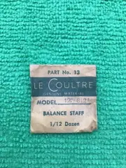 Jaeger LeCoultre Balance Staff Cal. 12” 812 Part 723 13, NOS