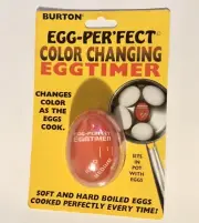 Burton New Egg-Perfect Color Changing Egg Timer Perfect Eggs!