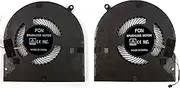 CPU & GPU Cooling Fan Replacement for Razer Blade 15 Advanced (2018-2021) 15.6" RZ09 RZ09-02385E92 RZ09-02386E91 RZ09-0288 RZ09-0301 RZ09-0330 DFS2001053E0T DFS551205WQ0T