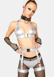[Club Exx] Stereo Heart 3-Piece Garter Set