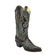 CORRAL Women's Patch Snip Toe Cowgirl Boots R1178