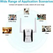 WiFi Range Extender 300Mbps I Wireless WiFi Signal Booster for Home Network