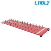 LABLT Nut and Bolt Thread Gauge M4×0.7 to M14×2.0 & #6-32 Coarse to 1/2-20 Fine