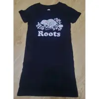 在飛比找蝦皮購物優惠-roots kids 短袖 長版 上衣 洋裝 連身裙 Tai