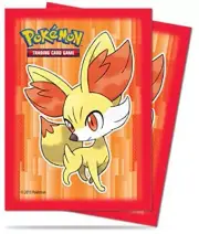 Ultra Pro POKEMON Fennekin Card Sleeves STANDARD SIZED DECK PROTECTORS 65ct