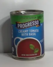 4 CANS Progresso Reduced Sodium Creamy Tomato W/ Basil Soup 19 oz Free Shipping