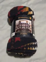 Pendleton Sherpa Legend Lake Twin Blanket 66x92 Southwestern Aztec NWT