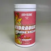 AXE & SLEDGE Hydraulic 2 Non-Stim Pre-Workout Fruit Kaboom 20/40 Servings BB 05/