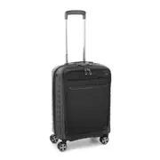 Roncato Carry On Suitcase With Laptop Sleeve - Black