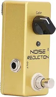 Noise Gate Pedal, Electric Guitar Effects Pedal, Aluminum Alloy Noise Killer Guitar Pedal Noise Suppressor Effect 2 Modes for Electric Guitar and Bass True Bypass