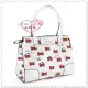 ♥小花花日本精品♥Hello Kitty 手提包 手提袋 白色緞帶42097709