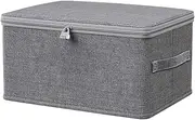 Lockable Storage Bin - Sturdy Resin Container, Toy Storage Crate | Spacious Size Lockout Bin With Stackable Function, Multiple Purpose Chest For Storing Clothes Sweaters Jeans Snacks Household Items