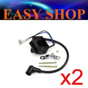 2x 2 Wires Magneto Coil Ignition Lead 49cc 66cc 70cc 80cc Motorised Bicycle Bike