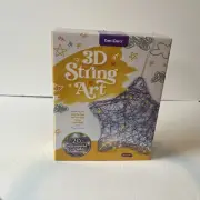 3D String Art Makes Light Up Star Lantern w/20 Mulitcolor bulbs. New sealed box