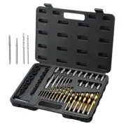 VEVOR 48-Piece Bolt Extractor Screw Extractor Set, with 13 PCS Bolt Extractor Se