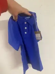 Mini Boden Size 5/6 Royal Blue Collared Shirt