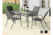ALFORDSON 5PCS Outdoor Dining Set Table and Chairs Patio Furniture Garden