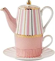 Maxwell & Williams Teas & C's Regency Tea for One with Infuser 340ML Pink Gift Boxed