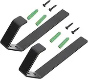 Parliky 1Set Motorcycle Helmet Wall Holder Coat Rack Space Saving Wall Hanging Design for Helmets Coats and Hats Stylish Storage for Home Office