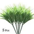 5PCS/set Artificial Grass Plant Decorative Fake Plant Grass Plant Home Decor