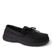 NEW BOX Cozy Mountain Memory Foam Men’s Microsuede Size 11-12 Moccasins In Black