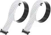 uxcell FFC FPC Cable 0.5mm Pitch 51 Pin 1000mm Flexible Flat Ribbon Cables for LCD Screen,2Pcs