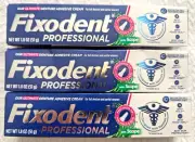 FIXODENT With SCOPE 1.8 OZ EACH DENTURE ADHESIVE CREAM (Pack of 3 Tubes)