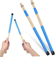 GALPADA 1Pair Bamboo Drumsticks Comfortable Drum Brushes for Daily Practice Performance Random Color for Percussion Instruments Random Color