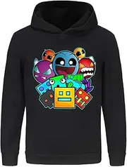 [Rzfbeeok] Youtube Game Merch Boys Girls Cartoon Hoodie Childrens Pullover Hooded Sweatshirt Ages 3-13 Years