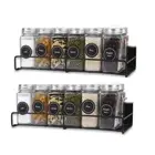 Large Capacity Spice Condiments Holder Washing Machine Storage Shelf Microwave