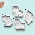 Jungle Lion Gorilla Monkey Cookie Fondant Cutter Embosser + Handle - FREE POST