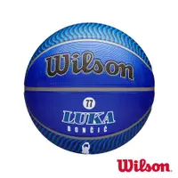 在飛比找PChome24h購物優惠-WILSON NBA球員系列 22 LUKA 橡膠 7號