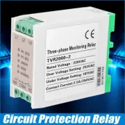 Over Under Voltage Failure Phase Sequence Protector 3 Phase Monitor Relay AU