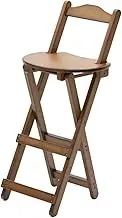 Folding Bar High Stool Bamboo Material Compact Design Home Folding Chair