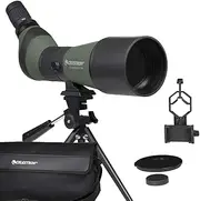 Celestron – LandScout 80mm Angled Spotting Scope – Fully Coated Optics – 20–60x Zoom Eyepiece – Rubber Armored – Tabletop Tripod and Smartphone Adapter