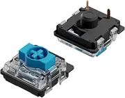 Gateron ks-27 Low Profile Key Switches for Mechanical Gaming Keyboards | Plate Mounted (Gateron Blue, 65 Pcs)