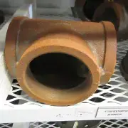 4" - sch 80 - forged carbon steel threaded tee pipe fitting