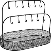 Zerodeko Multi Functional Entryway Storage Organizer Sturdy Key Holder Tray for Table Display Aesthetic Keychain Holder for Home Decor Convenient Storage for Keys and Accessories