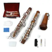 Silver Plated C key Oboe Rosewood Forked-F resonance key 3rd Octave Left F key