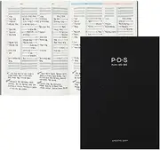 [ORODA] PLAN DO SEE Diary - 6 Month Undated Planner for Organization and Planning, 10 Minutes Time Block, Soft Cover, 5.8” x 8.2”