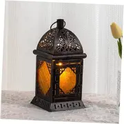 Candle Lanterns Decorative Indoor & Outdoor, 12'' Vintage Moroccan