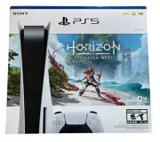 Sony PS5 Blu-Ray Edition Console Horizon Forbidden West Bundle - White