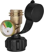 RV Propane Tank Gauge | Propane Cylinder Gauge - Pressure Meter Leak Detector for Grilling Patio Camping RV Heater Burner