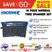 KINCROME 10 PIECE BOX TUBE SPANNER SET - IMPERIAL 25302