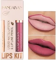 Matte Nude Brown Lipliner Pencil Lipsticks 12 Colors Tool Kit Lip Red Makeup F0J1 Lipgloss Non-Sticky Velvet Sexy Waterp