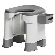 Bathroom Toilet Stool with Mat Portable Raised Toilet Seat for Bathroom Kids