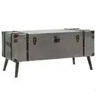 Coffee Table MDF Aluminium 102x51x47.5cm Sofa Lounge Lamp Side Storage