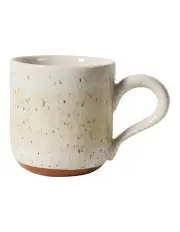 [Robert Gordon] Solace Mediterranean Clay Mug With Reactive Glaze 350ml in White